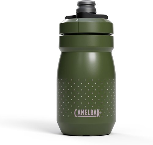 CamelBak Podium Water Bottle 15oz - Lightweight Squeeze Design with High Flow Cap | Deep Fern Color