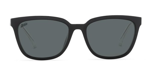 Hobie Polarized Lifestyle Sunglasses, Medium Fit, Monica (Black/Clear/Grey)