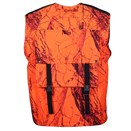 Gamehide Mountain Pass Extreme Big Game Blaze Hunting Vest X-Large Orange Camo