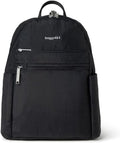 Baggallini Securtex® Anti-Theft Travel Backpack - Slash-Resistant Nylon Daypack with RFID | Black