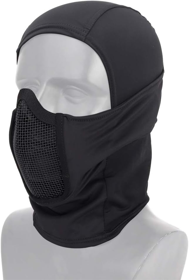 Skiennix Tactical Full Face Mask - Protective Balaclava for Motorcycle & Airsoft | Metal Mesh Design