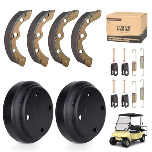 Golf Cart Brake Repair Kit with Spring Set for Club Car DS & Precedent 1995-2004
