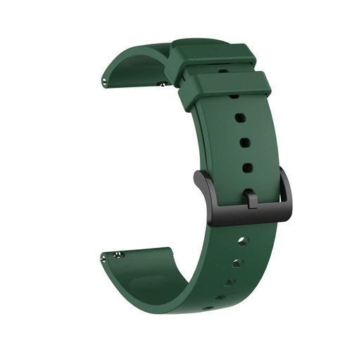 E ECSEM 10PACK Bands Compatible with Amazfit Active 2/Active/GTR Mini/GTS/Bip 3 Replacement Straps 20MM Classic Soft Silicone Flexible Lightweight Breathable Wristbands