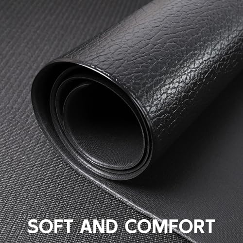 Cybstrax 90"L x 40"W x 0.2" Thick Exercise Equipment Mat for Bike, Treadmill, Yoga, Elliptical