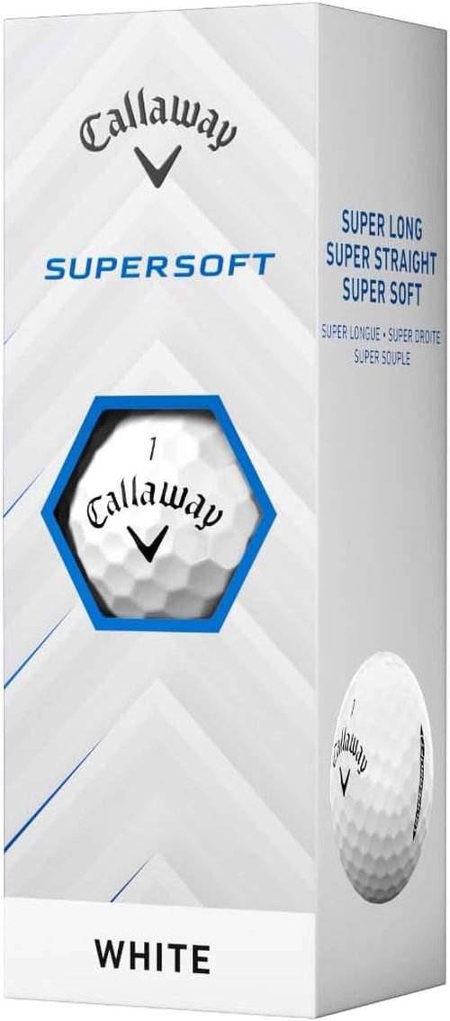 Callaway Golf Supersoft Golf Balls - Exceptional Distance & Soft Feel | 2025 Edition