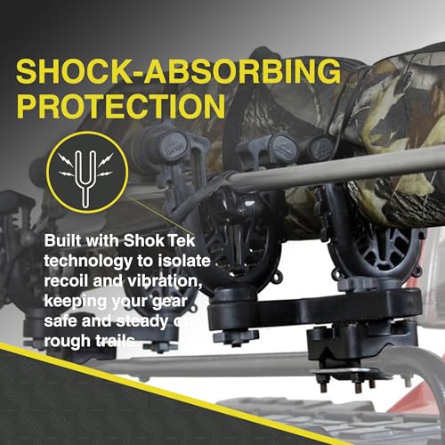 Double ATV Gun Rack with FlexGrip Pro for Rifles, Bows & Tools