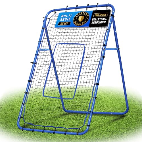 6FTx4FT Multi-Sport Rebounder Net for Volleyball, Lacrosse, Baseball, Soccer Training