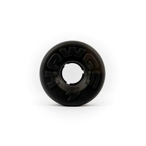 Landyachtz Lil EZ Hawgs Wheels Stone-Ground 63mm 78a, Black