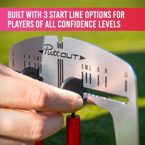 PuttOUT Magnetic Putting Mirror with Adjustable Gate for Golf Training