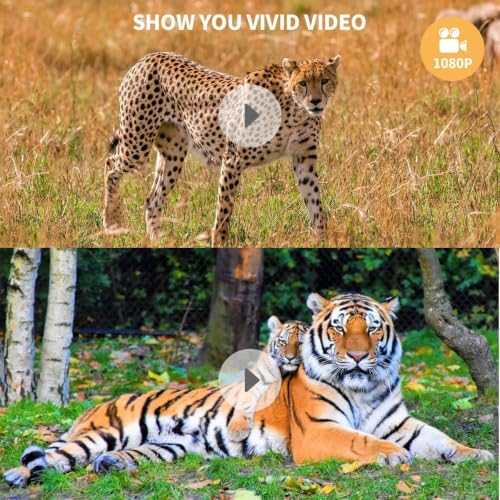 WOSODA Camouflage Trail Camera 2 Pack 48MP Night Vision Waterproof HD Wildlife Monitor