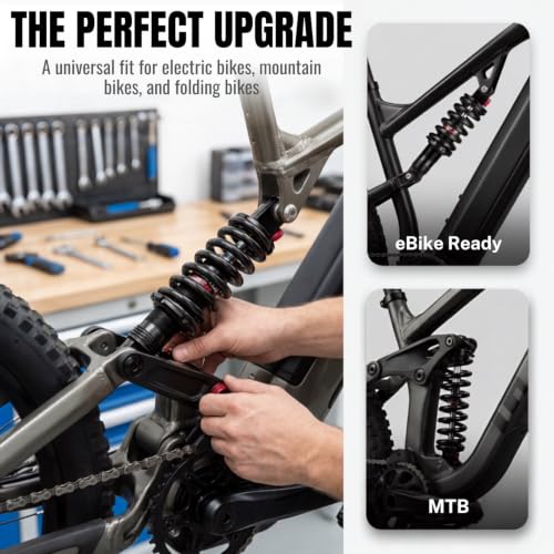 VenDuck 165mm Bicycle Rear Shock DV-23AR 550lbs Spring MTB eBike Upgrade