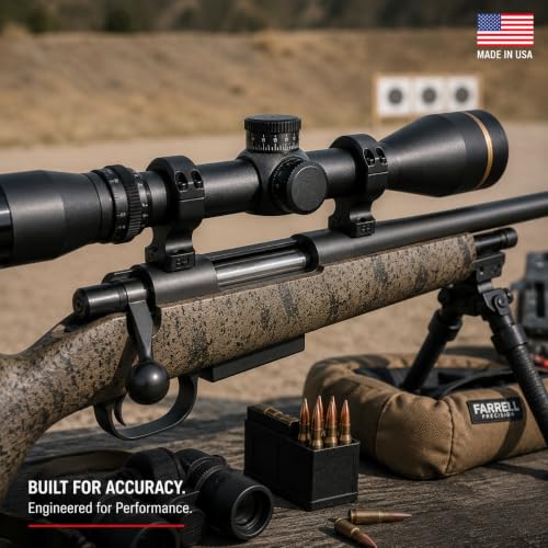 Game Reaper 2 Mount for Howa 1500 Mini & Remington 700 Rifles Black Medium Profile