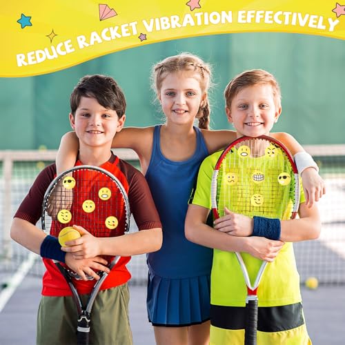 Silicone Tennis Vibration Dampeners Set - 30 Assorted Racket Accessories