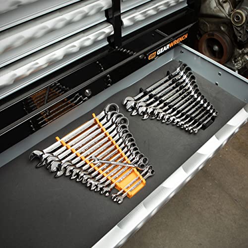 GEARWRENCH 30 Piece SAE & Metric Ratcheting Combination Wrench Set - Off-Corner Design