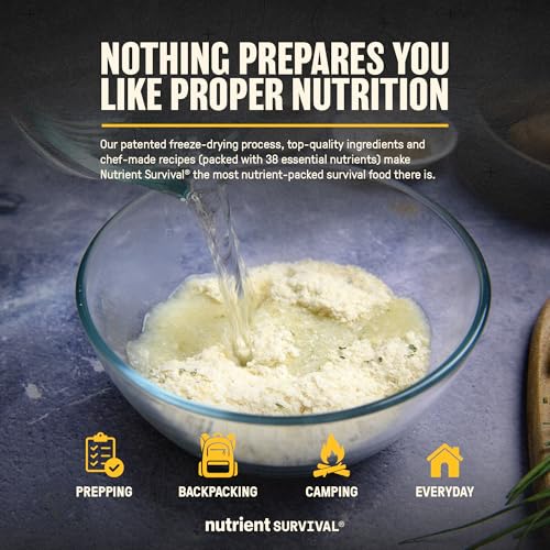 Potato Flakes 4 Pack - Shelf-Stable Emergency Vitamin Potato Powder for Cooking & Camping