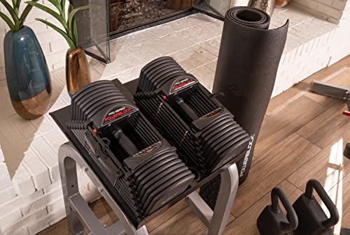 PowerBlock Large Compact Dumbbell Storage Stand | Folds Flat for Easy Home Gym Organization