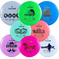 Disc Golf Set 8 Discs - PDGA Approved Complete Starter Pack for All Skill Levels