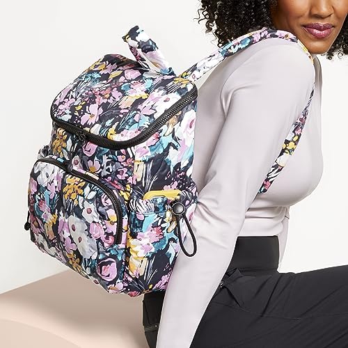 Vera Bradley Featherweight Backpack - One Size Black - Lightweight Recycled Fabric