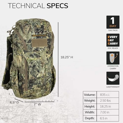 Eberlestock Bandit Pack 14L Daypack - Dry Earth Edition for Hunting & EDC