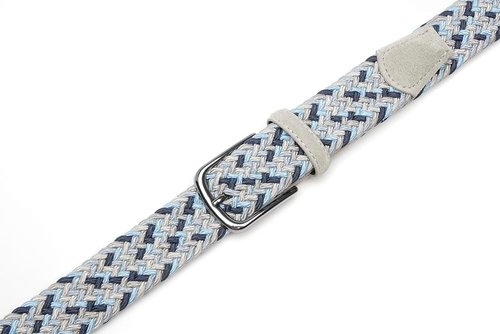 Fabio Valenti Men's Stretch Belt - Woven Braided Design for Golf, Casual Pants & Jeans - 1 3/8" Wide