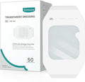 Dimora Transparent Film Dressing - Waterproof Adhesive Clear Bandages 4" x 5" | Ideal for IV Shield & Tattoo Aftercare
