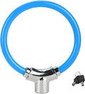 Skiennix Bicycle Cable Lock - Durable Blue Steel with Keys for Enhanced Security