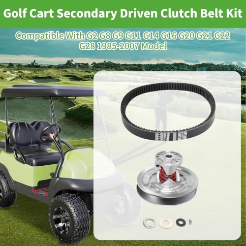 Golf Cart Torque Driven Clutch Belt Kit for Yamaha G2-G28 1985-2007