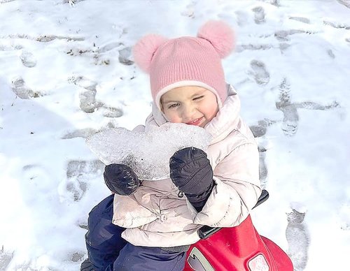 Camptrace Baby Toddler Winter Hat & Scarf Set - Fleece Lined Beanie for Girls & Boys