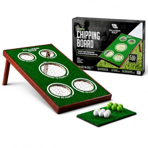 Golf Chipping Game Board Set - Indoor & Outdoor Short Game Practice