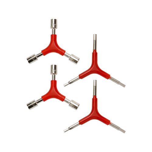 4Pcs Y-Shaped 3 Way Socket Wrench, Bike Repair Tools Triangle Allen Wrench Outer Spanners 4/5/6mm Bike Bicycle Cycling Wrenches Y-Type 8/9/10mm