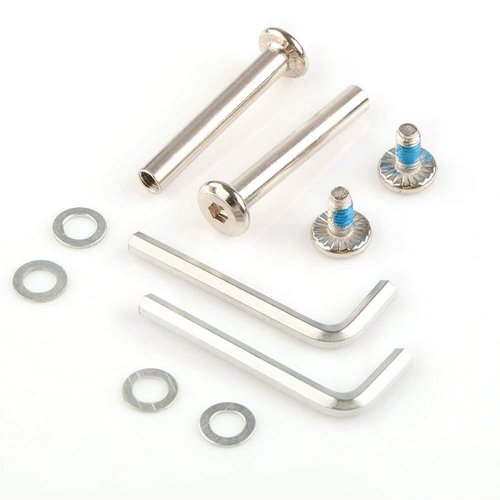 Ricrrover Luggage Suitcase Wheels Replacement Kit 75x24mm/2.95"x0.94" w/ABEC 608zz Inline Outdoor Skate Replacement Wheels, Set of (2) Wheels (OD:75 W:24 ID:6 Axles:35&40mm)
