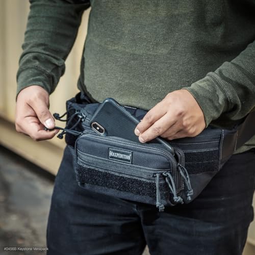 Maxpedition Keystone Versipack Black Tactical Waist Pack for EDC