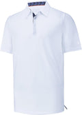 Skiennix Men's Polo Shirt - Short Sleeve Casual Dry Fit Golf Shirt in Stylish Design