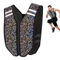 22 lb Reflective Weighted Vest for Fitness & Running - Adjustable, Washable