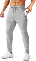 Aolesy Men's Joggers - Tapered Athletic Sweatpants with Zipper Pockets for Gym & Running
