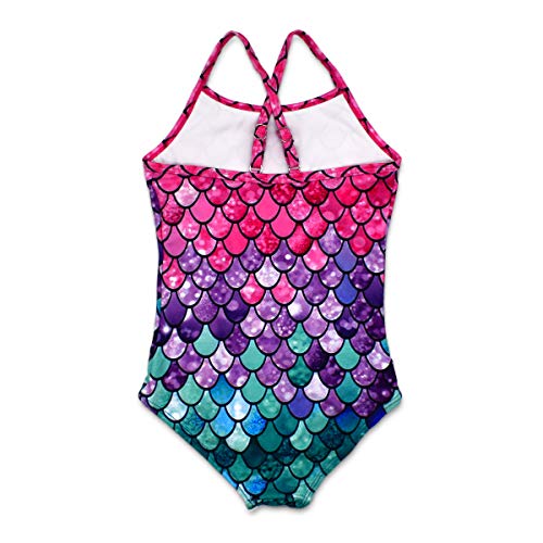 Girls One-Piece Swimsuit for Ages 11-12 Years - Cute & Bright Swimwear