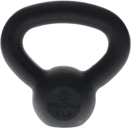 Body Sport Cast Iron Kettlebell - Professional Weight Training for Home & Gym Workouts