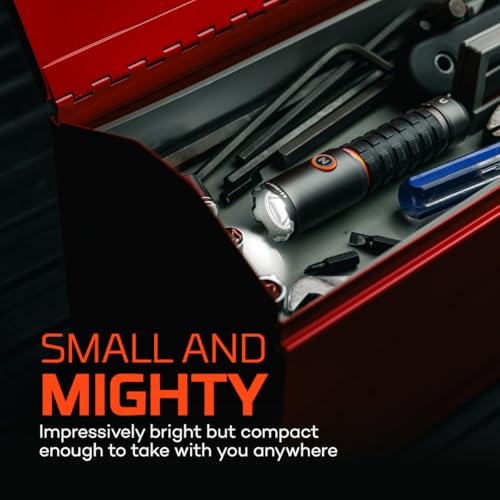 NEBO Torchy 3K EDC Flashlight - 3000 Lumen Compact Pocket Light - Gray Variation