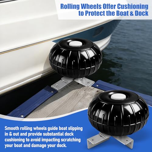 Boat Dock Corner Mount Wheel Bumper - Marine-Grade Protection