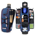 Fanwoli Pro Navy 100L Baseball Catchers Gear Bag with Organizer & 5-Hook Dugout