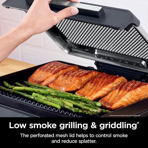 Ninja Sizzle 14-Inch Indoor Grill & Griddle - High-Heat, Nonstick, Family Size