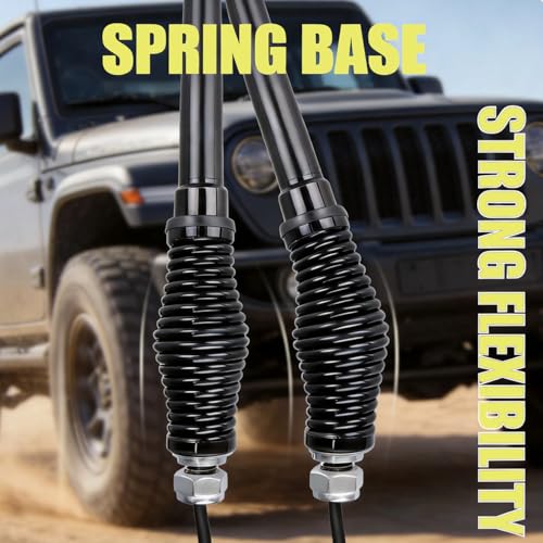 GTOMNI 25-Inch GMRS Mobile Radio Antenna | Heavy Duty Off-Road Vehicle Antenna
