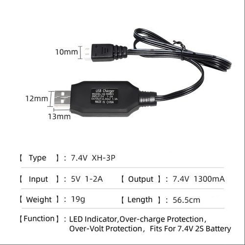 Itexkun 7.4V 2S 1200mAh Airsoft Battery Lipo Batteries T Plug 30C High Discharge Rate Rechargeable 2S Lipo Battery for Airsoft Model Guns with 7.4v Battery Charger