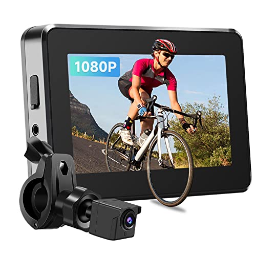 Wankskey 1080P Bicycle Rear View Camera with Night Vision & 360° Rotation