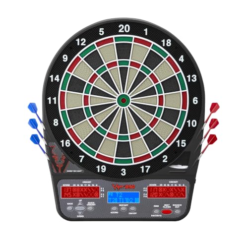 Viper Electronic Soft Tip Dart Board with Automatic Scoring - 15.5 Inch Regulation Size, 50 Games