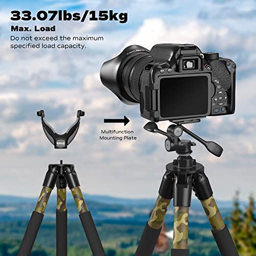 Camouflage Shooting Tripod for Rifles - Hunting & Range Accessories