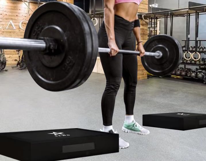 Weightlifting Drop Pad Set for Floor & Noise Protection – 2 Pack