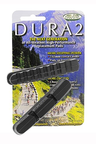 Bicycle Brake Pad - Kool Stop Dura 2 Black Insert for Cycling