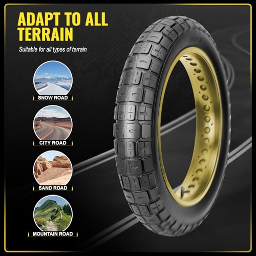 WINFAVO 20x4.0 Inch Fat Bike Tire Set with 2 Tubes, Heavy-Duty All-Terrain Replacement