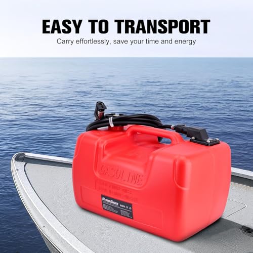 12L Portable Boat Fuel Tank 3 Gallon Marine Outboard Gas Tank